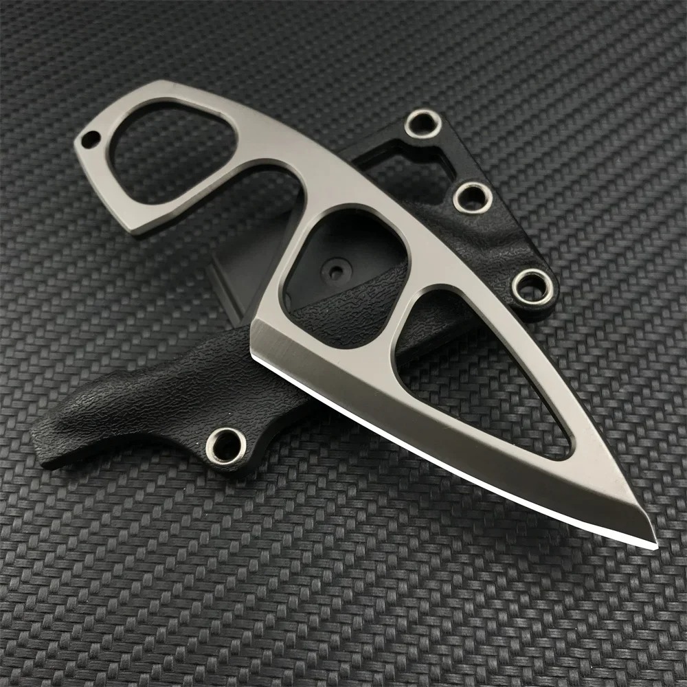 Edc Fixed Blade Deep Carry - High Hardness Neck Knife 440C Blade
