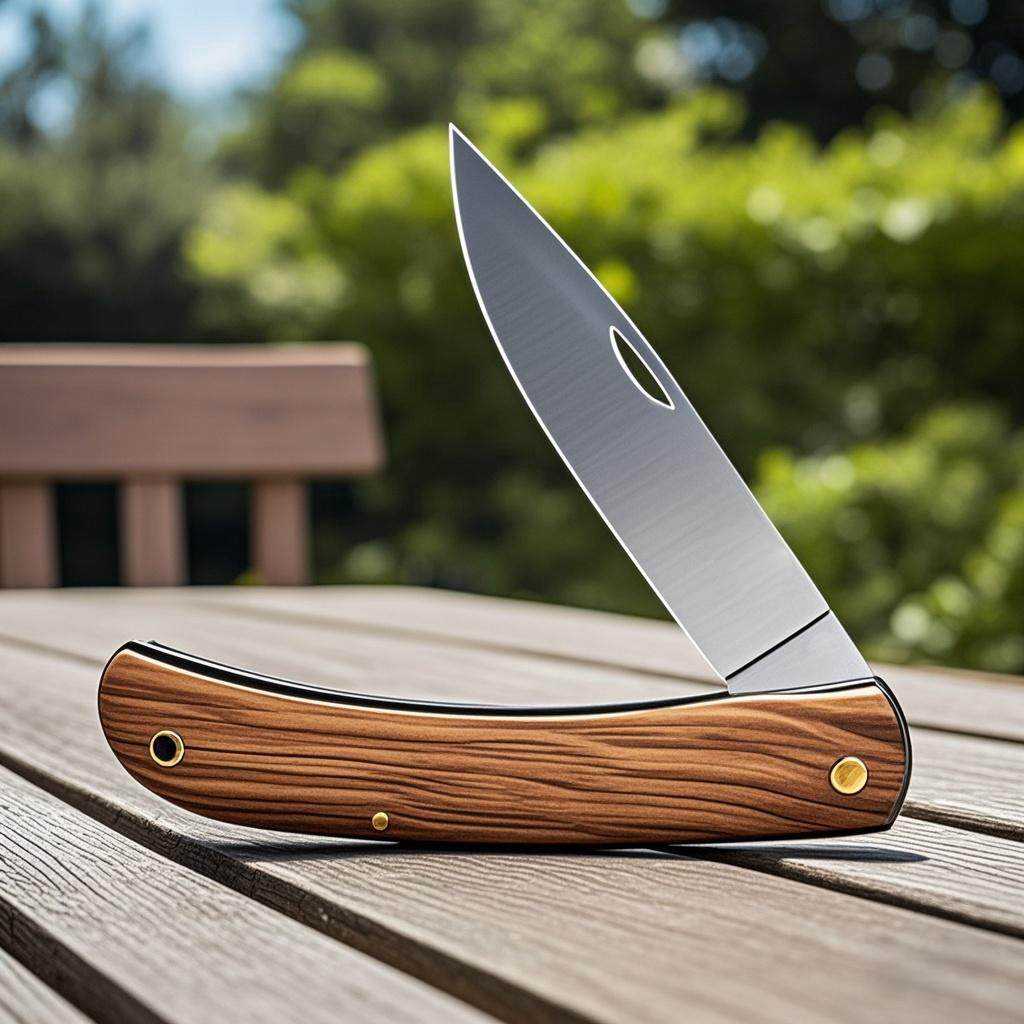 Rosewood Handle Pocket Knife S - Edc Daily Carry recensie en prijs