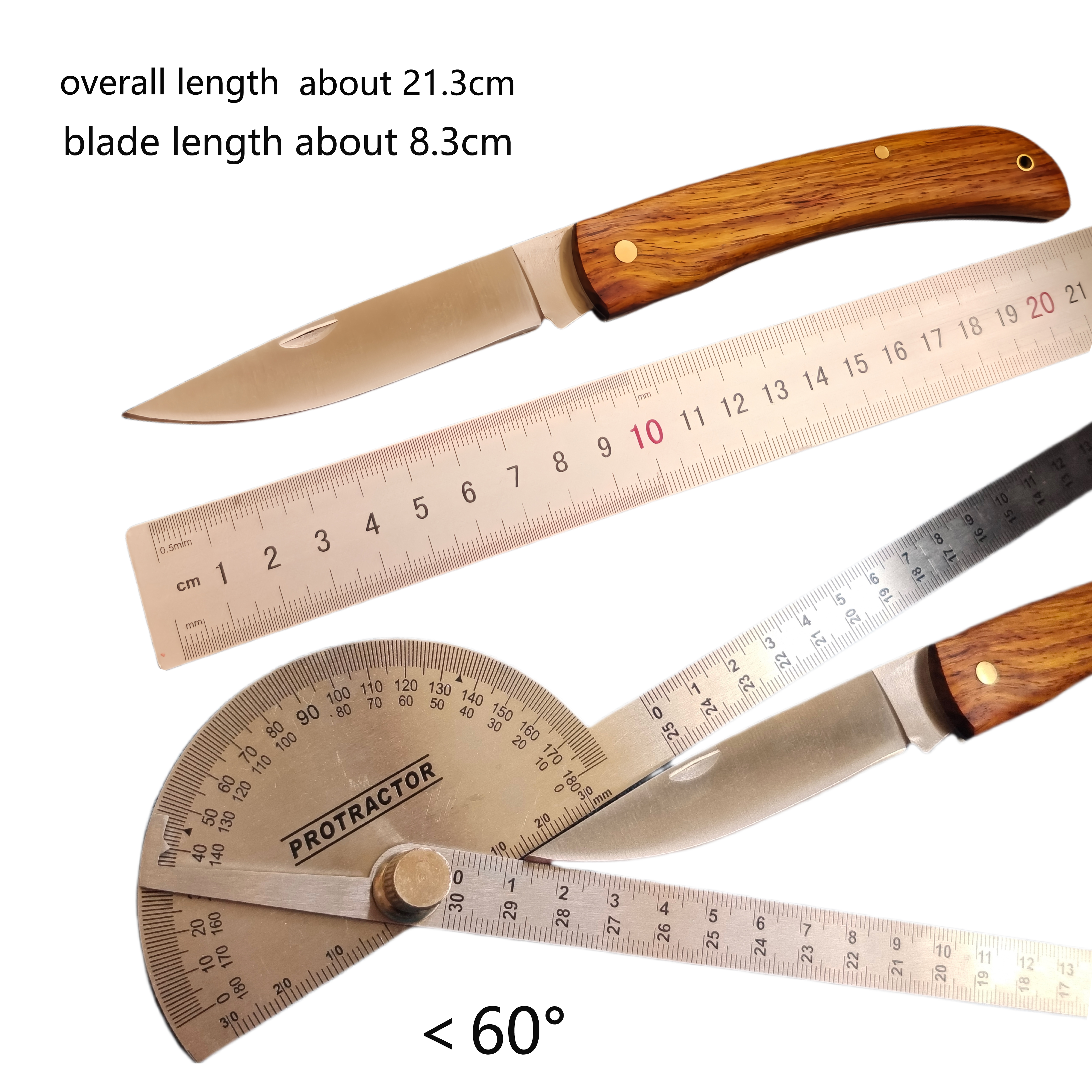 Rosewood Handle Pocket Knife S - Edc Daily Carry recensie en prijs