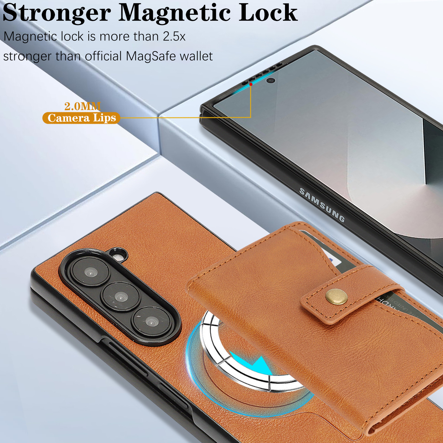 Applicable to Samsung Z Fold7  - Money Clip Magnetic recensie en prijs
