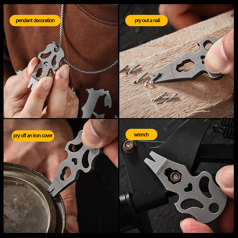 Multifunctional Hex Key Wrench - Titanium Pry Bar recensie en prijs