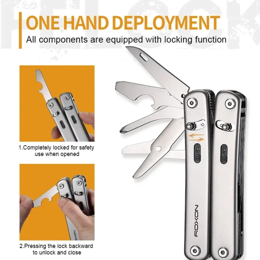 Roxon S804G Flex Multi Tool Op - Edc Carry Pliers recensie en prijs