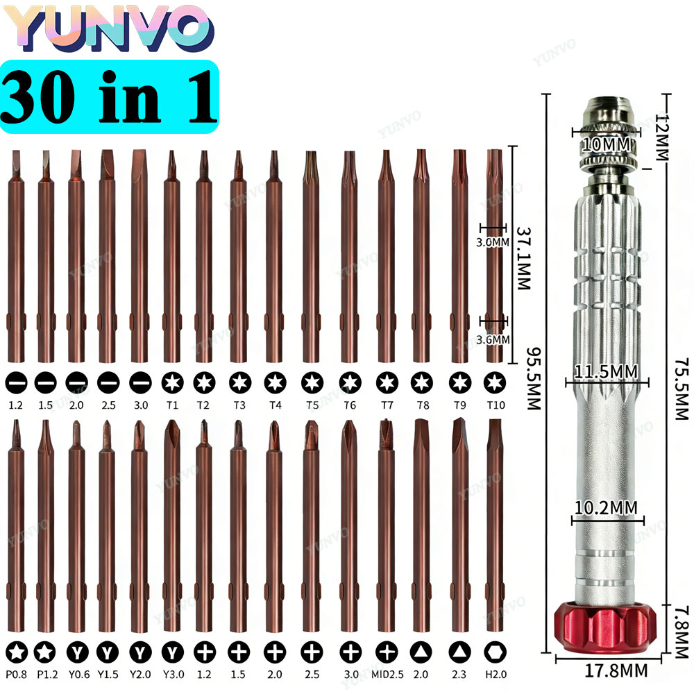 30 in 1 Magnetic Precision Scr - Micro Screwdriver Kit recensie en prijs
