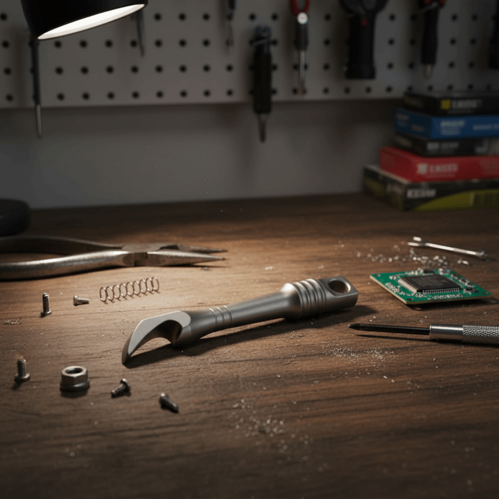 Titanium Alloy Mini Keychain M - Titanium Pry Bar recensie en prijs