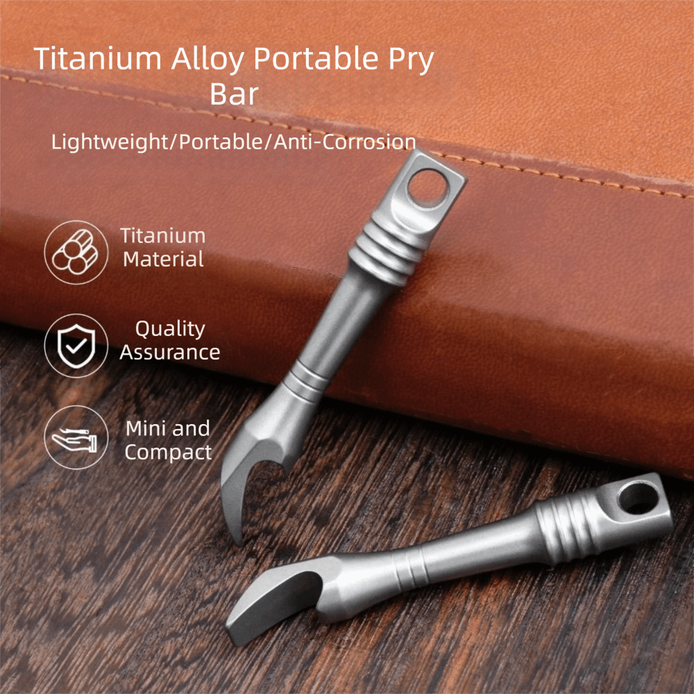 Titanium Alloy Mini Keychain M - Titanium Pry Bar recensie en prijs