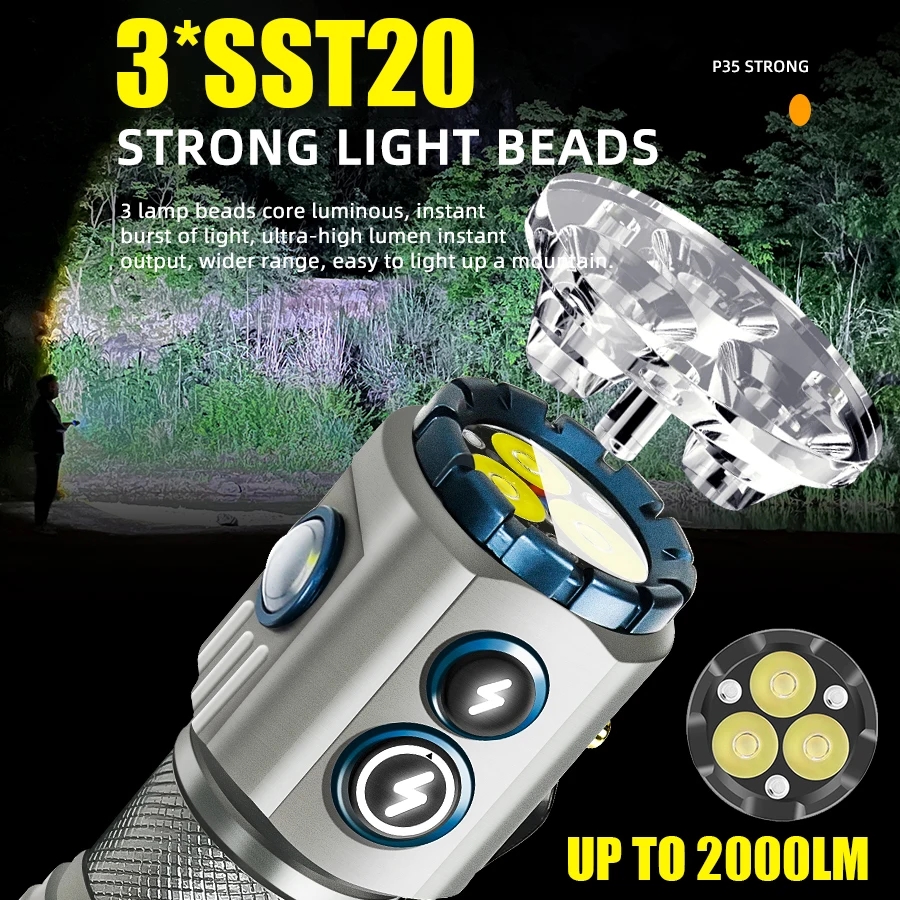 Powerful 2000LM EDC Flashlight - Edc Daily Carry recensie en prijs
