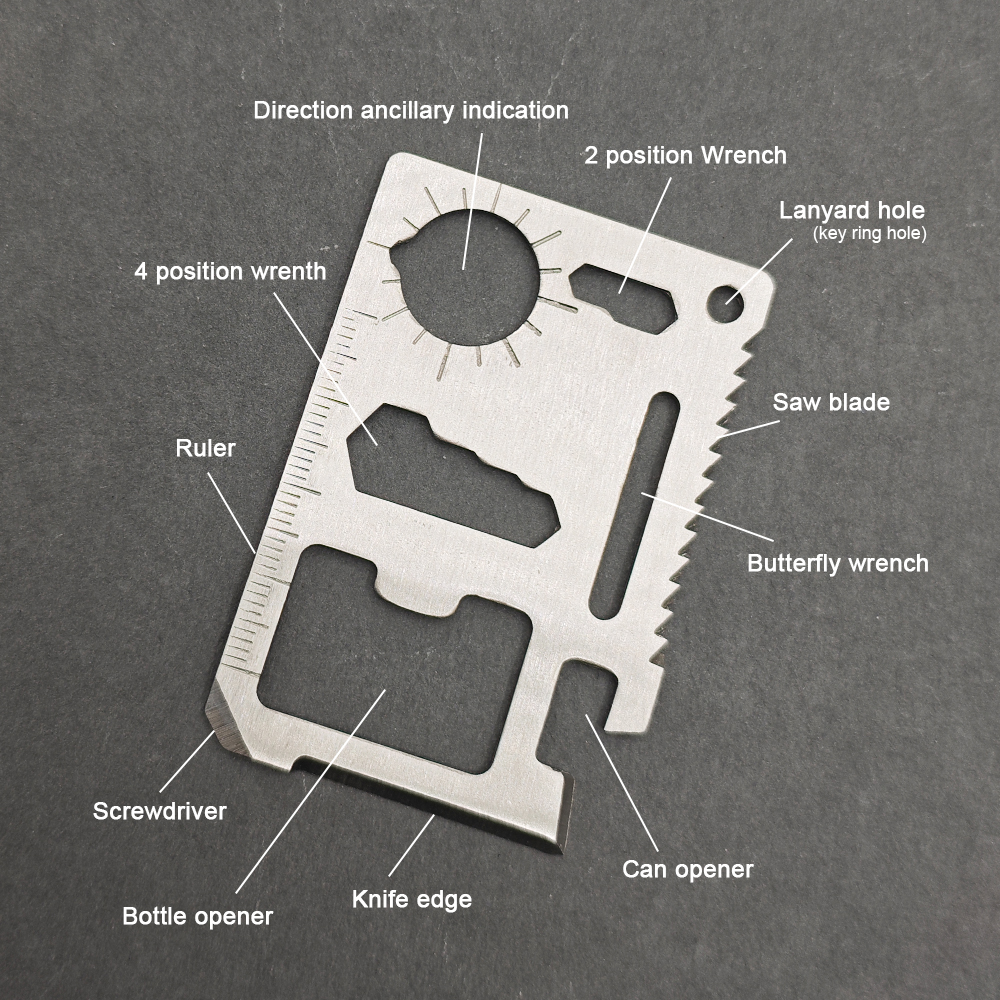 Stainless Steel EDC Pocket Too - Multitool Credit Card recensie en prijs