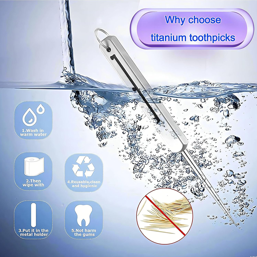 Portable Titanium Toothpicks P - Multitool Credit Card recensie en prijs