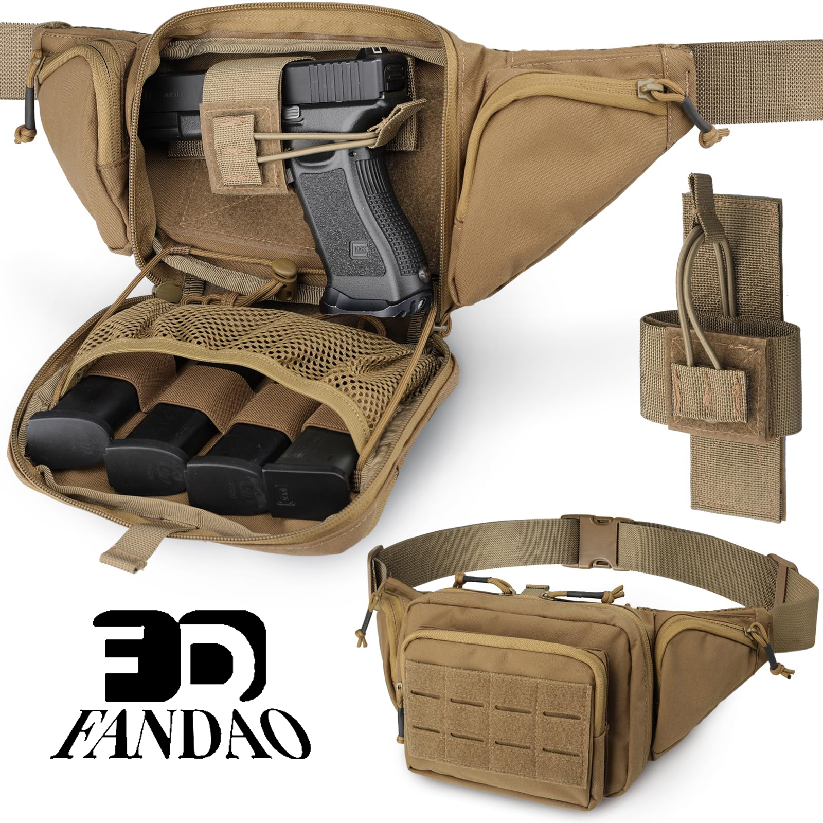 Tactical Concealed Carry Fanny - Edc Carry Pistols recensie en prijs