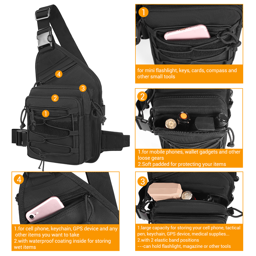 Tactical Gun Bag EDC Shoulder  - Edc Carry Pistols recensie en prijs
