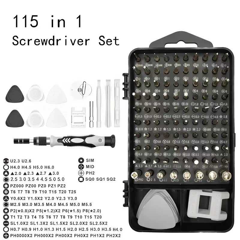 115-in-1 Screwdriver Set, Mult - Micro Screwdriver Kit recensie en prijs