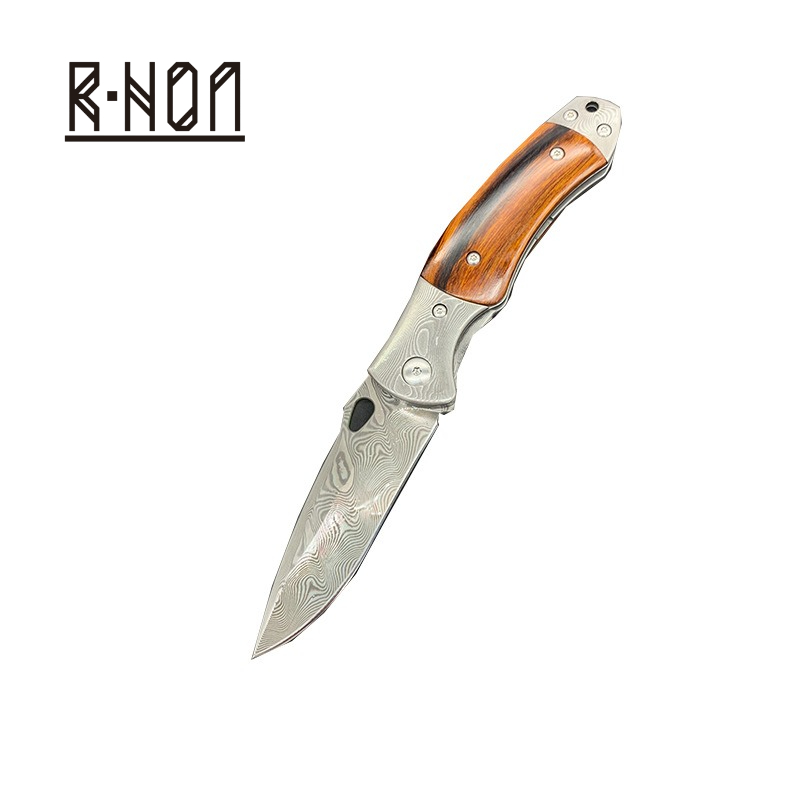 RHON 3.14inch Premium Damascus - Edc Carry Pocket Knife recensie en prijs