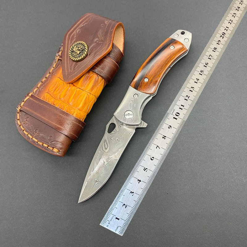RHON 3.14inch Premium Damascus - Edc Carry Pocket Knife recensie en prijs