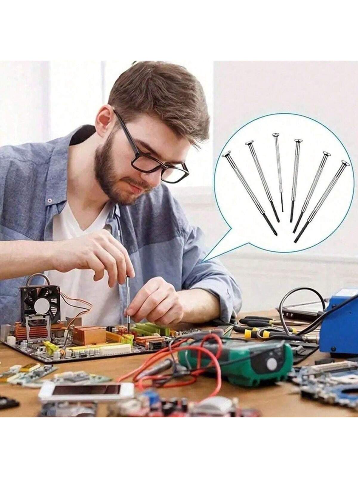 6pcs screwdriver set, eyewear  - Micro Screwdriver Kit recensie en prijs